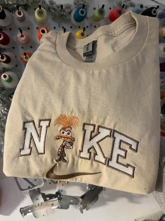 T-shirt large beige anxiety